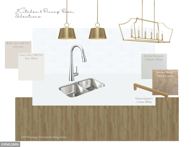 10101 Blackmoor Rd, Woodbury, MN 55129 - kitchen with a sink and light countertops