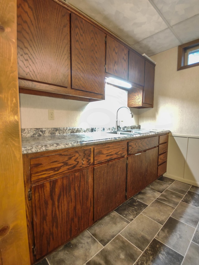 620 Maple St, Dassel, MN 55325 - kitchen with a sink and baseboards