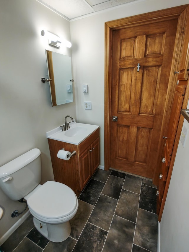 620 Maple St, Dassel, MN 55325 - bathroom featuring vanity and toilet