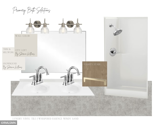 10157 Blackmoor Rd, Woodbury, MN 55129 - bathroom featuring a sink and a shower