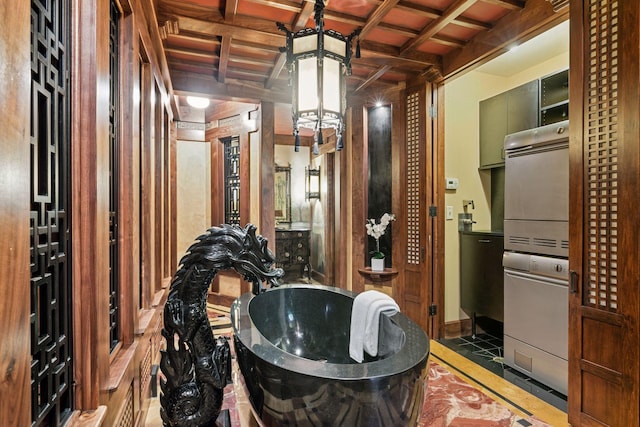 8 Grove St Unit 8B, Minneapolis, MN 55401 - bathroom with a soaking tub and tile patterned flooring