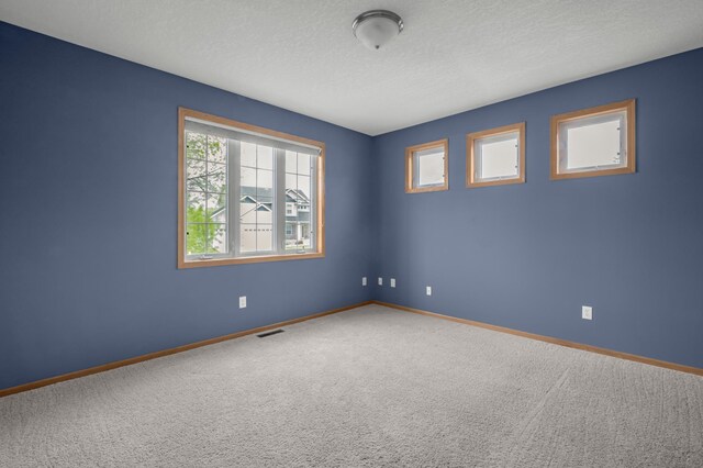 10543 Noble Cir N, Brooklyn Park, MN 55443 - carpeted empty room featuring baseboards and a textured ceiling