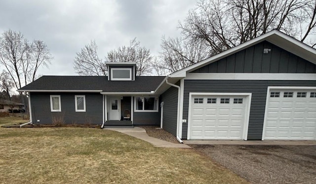 16161 6th St N, Lakeland, MN 55043 - view of front of house with driveway, a garage, and a front yard