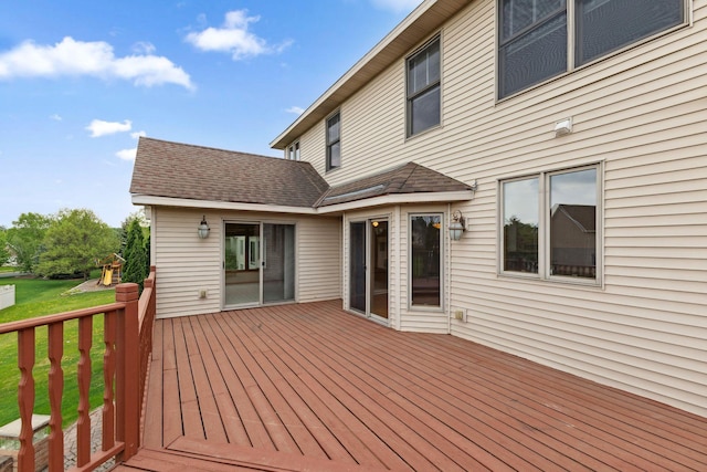 3613 Clare Downs Path, Rosemount, MN 55068 - wooden terrace featuring a yard