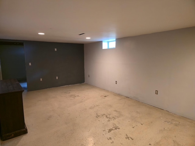 214 Central Ave, Truman, MN 56088 - basement featuring recessed lighting