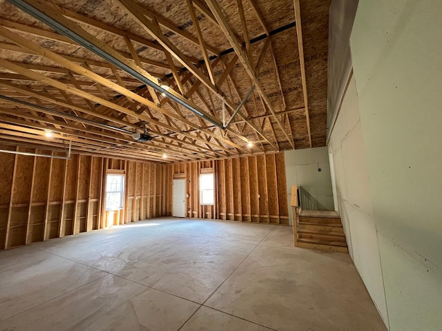 miscellaneous room featuring a garage