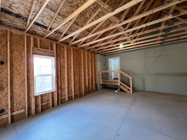 misc room featuring concrete flooring