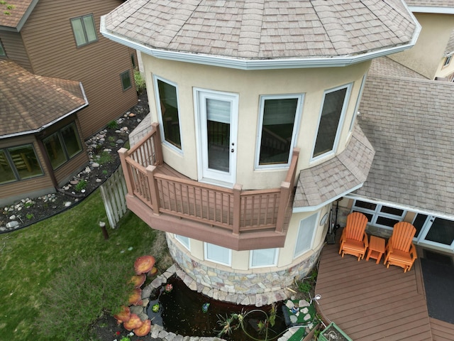 14620 Thomas Rd, Lake Park, MN 56554 - view of wooden terrace