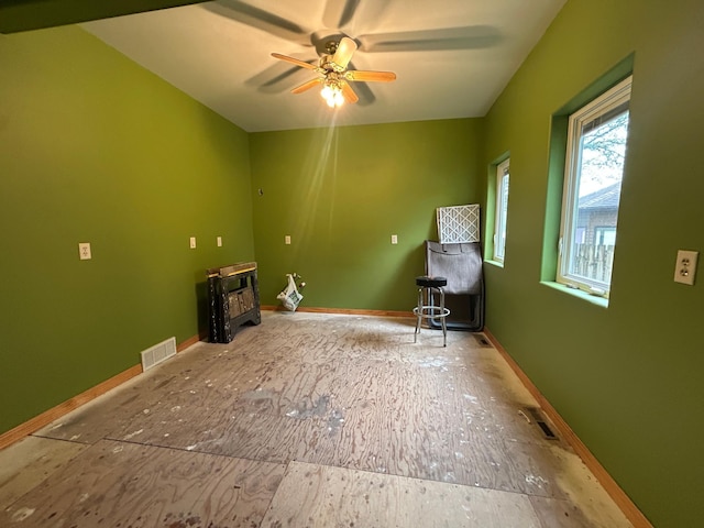 14620 Thomas Rd, Lake Park, MN 56554 - spare room with ceiling fan and baseboards