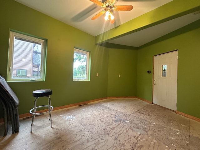 14620 Thomas Rd, Lake Park, MN 56554 - spare room with baseboards and ceiling fan