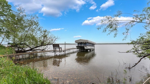 9231 Shady Haven Dr NW, Alexandria, MN 56308 - dock featuring a water view