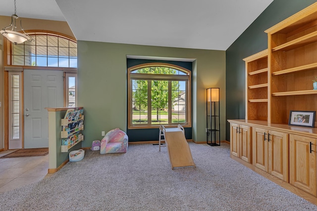 23807 Brendan Way, Rogers, MN 55374 - rec room with light carpet and baseboards