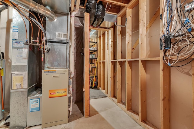 23807 Brendan Way, Rogers, MN 55374 - utility room featuring heating unit