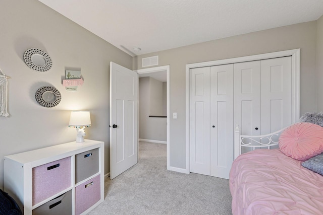 1049 Fabel Ln, Waconia, MN 55387 - bedroom with light colored carpet, baseboards, and a closet