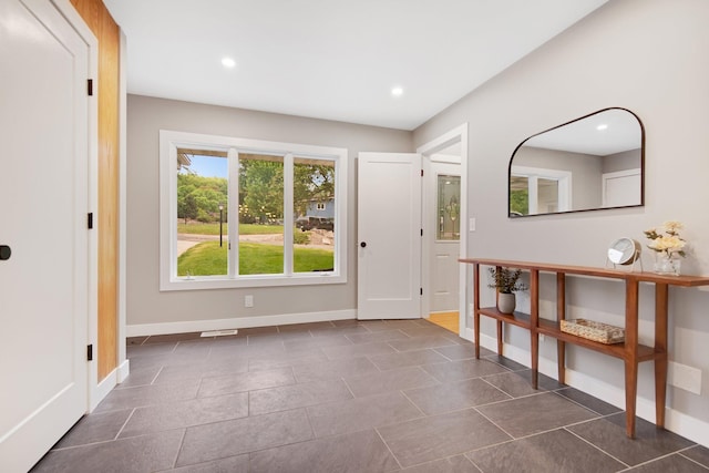 2400 Oakwood Dr, Burnsville, MN 55306 - entrance foyer with baseboards and recessed lighting
