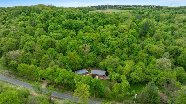 W1618 850th Ave, Spring Valley, WI 54767 - aerial view of property and surrounding area with a heavily wooded area
