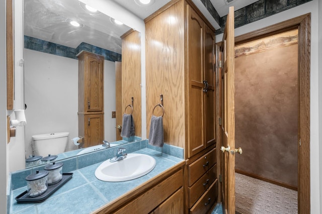 3062 196th Ave NE, East Bethel, MN 55011 - bathroom with vanity and toilet
