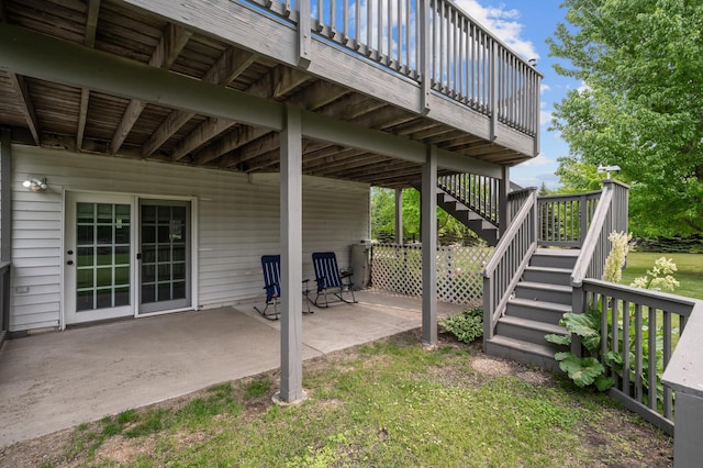 3062 196th Ave NE, East Bethel, MN 55011 - view of patio with stairway