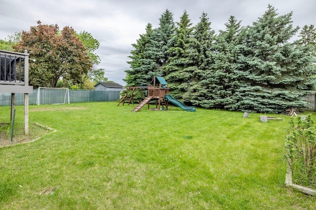 11215 Sumter Ave N, Champlin, MN 55316 - view of yard with a playground