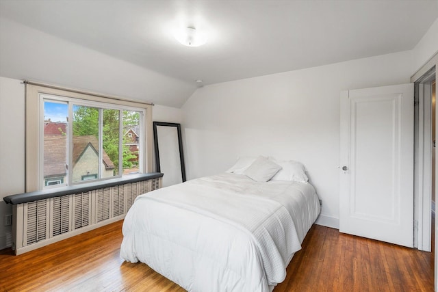 2708 Chowen Ave S, Minneapolis, MN 55416 - bedroom with wood finished floors and lofted ceiling