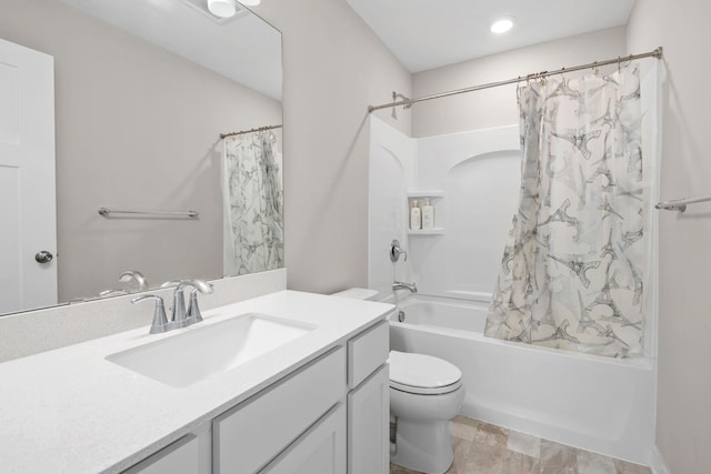 14520 109th Ave N, Maple Grove, MN 55369 - bathroom with vanity and shower / bath combination with curtain