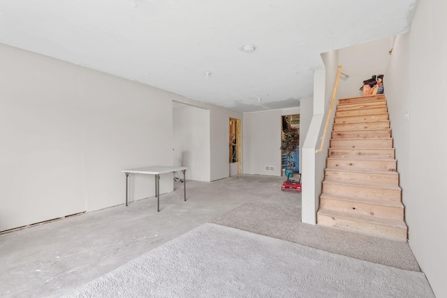 14520 109th Ave N, Maple Grove, MN 55369 - stairs with unfinished concrete floors
