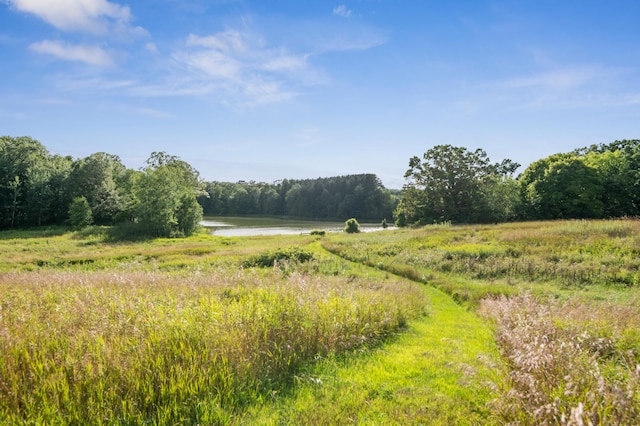 2929 170th St, Frederic, WI 54837 - view of wooded area featuring a water view