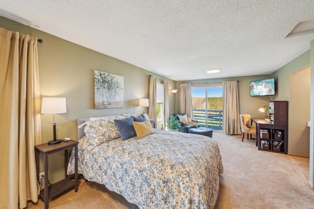 2929 170th St, Frederic, WI 54837 - carpeted bedroom featuring a textured ceiling