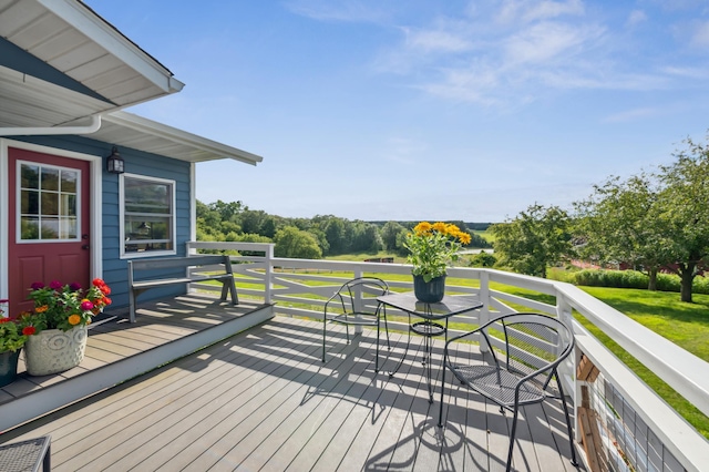 2929 170th St, Frederic, WI 54837 - view of deck