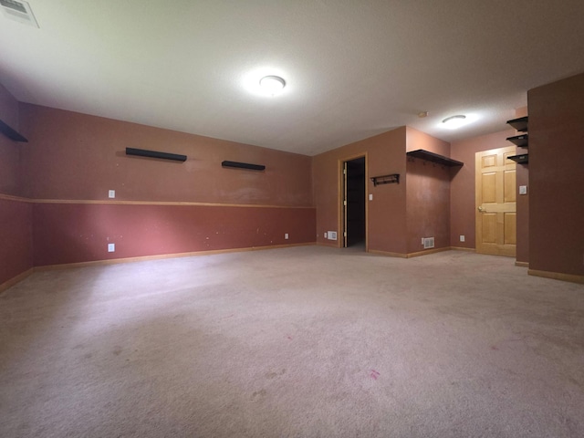 7390 360th St, North Branch, MN 55056 - basement featuring light colored carpet and baseboards