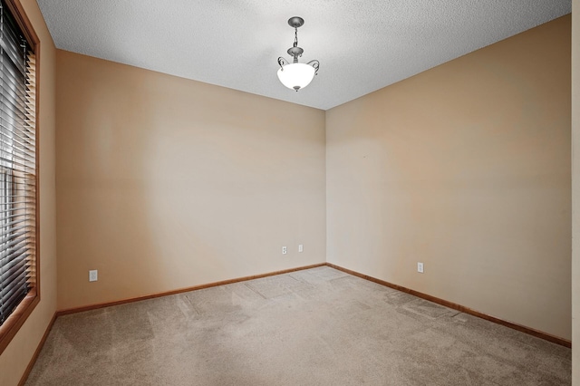 10025 Toledo Dr N, Brooklyn Park, MN 55443 - empty room featuring light carpet, baseboards, and a textured ceiling