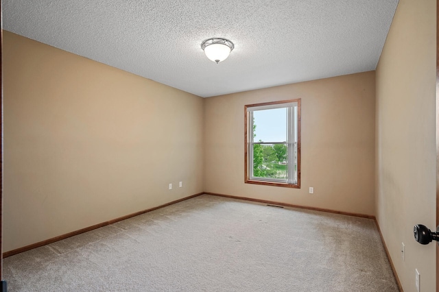 10025 Toledo Dr N, Brooklyn Park, MN 55443 - spare room with light colored carpet, baseboards, and a textured ceiling