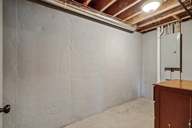 10025 Toledo Dr N, Brooklyn Park, MN 55443 - unfinished below grade area featuring electric panel