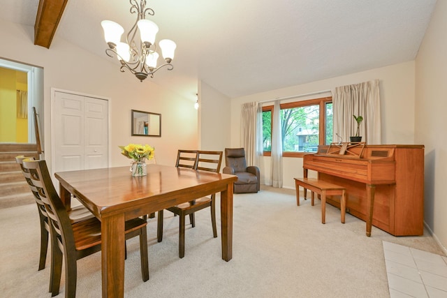3760 Trenton Ln N, Plymouth, MN 55441 - dining room with light carpet and a chandelier