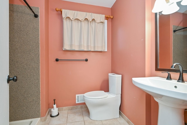 3760 Trenton Ln N, Plymouth, MN 55441 - bathroom featuring a shower and tile patterned flooring