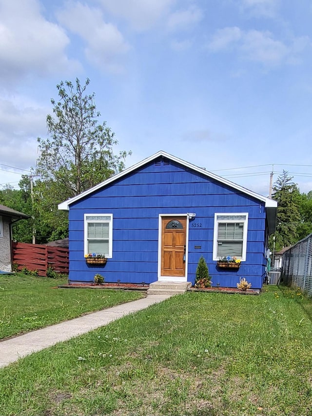 view of bungalow