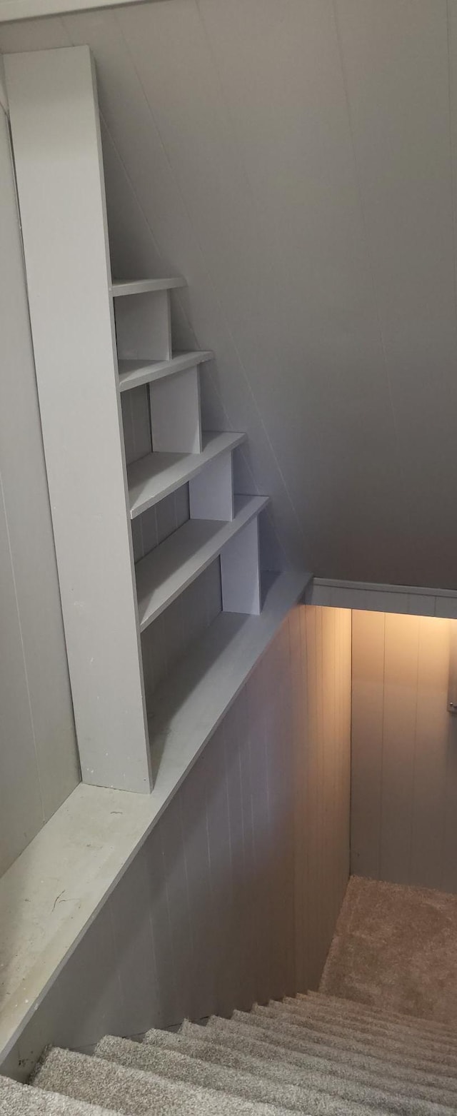 view of stairway