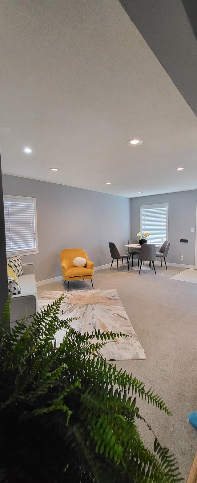 5252 Queen Ave N, Minneapolis, MN 55430 - game room featuring carpet flooring and recessed lighting