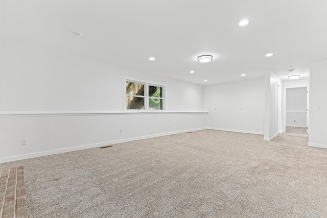 500 Ridge Ln, Chaska, MN 55318 - unfurnished room with light colored carpet, recessed lighting, and baseboards