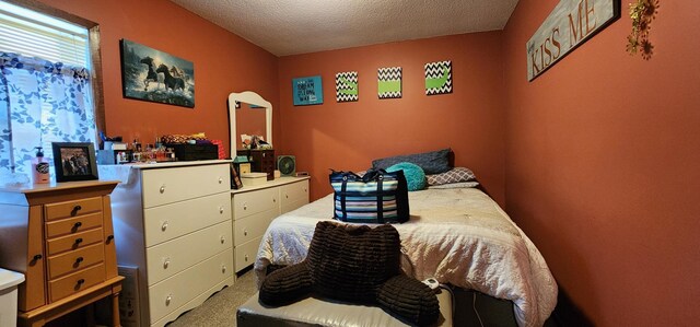 503 5th St SE, Staples, MN 56479 - bedroom featuring carpet floors and a textured ceiling
