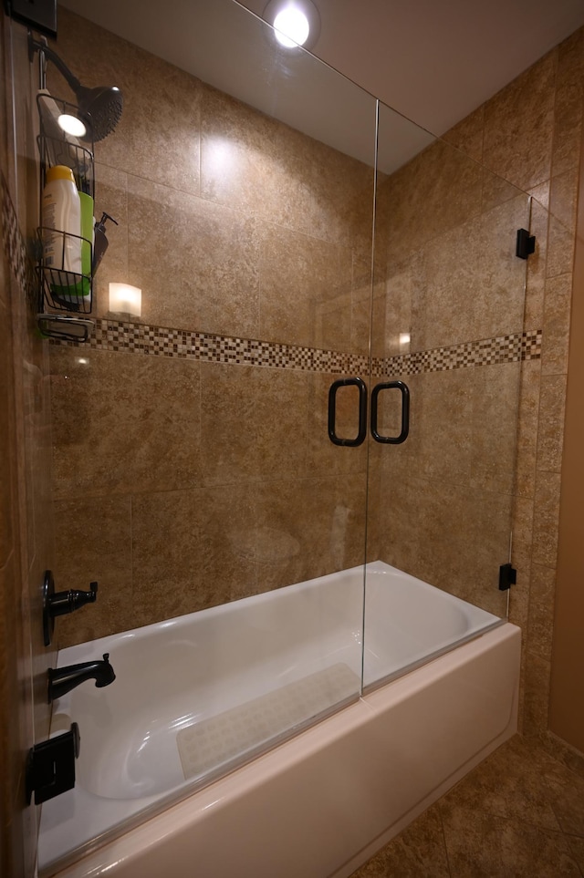 306 Windcrest Ln SE, New Prague, MN 56071 - full bath featuring enclosed tub / shower combo and tile patterned flooring