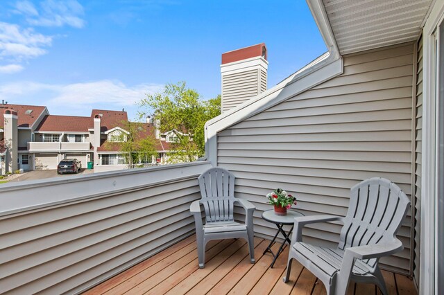 1925 Shenandoah Ct Unit F, Plymouth, MN 55447 - wooden deck featuring a residential view