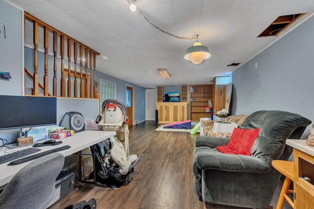 830 Halliday Rd, Saint Cloud, MN 56301 - office with wood finished floors