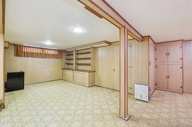 1224 Grotto St N, Saint Paul, MN 55117 - finished below grade area with wooden walls and light flooring