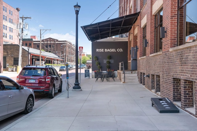 view of parking