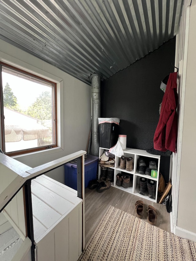 225 State St, Buhl, MN 55713 - mudroom with wood finished floors