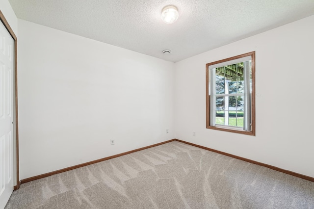 7379 Devin Ln, Shakopee, MN 55379 - spare room featuring light carpet, a textured ceiling, and baseboards