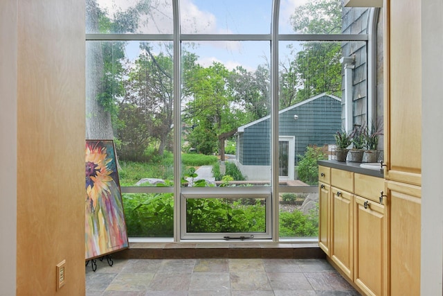 5016 Shady Oak Rd S, Minnetonka, MN 55343 - doorway featuring stone finish flooring
