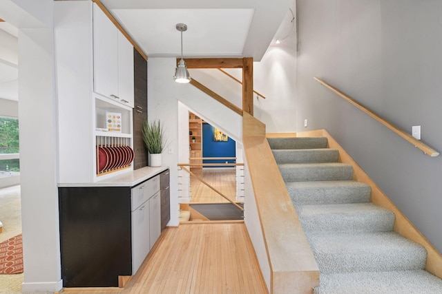 5016 Shady Oak Rd S, Minnetonka, MN 55343 - stairway with wood finished floors
