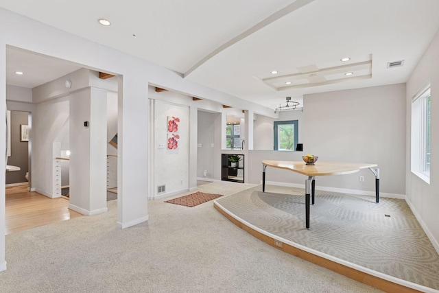 5016 Shady Oak Rd S, Minnetonka, MN 55343 - carpeted entryway featuring baseboards and recessed lighting
